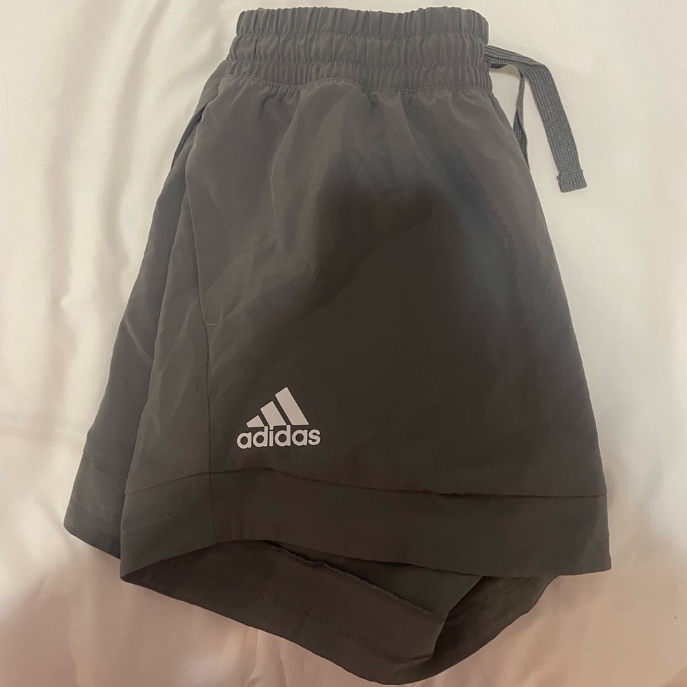 Adidas Charcoal Athletic Shorts